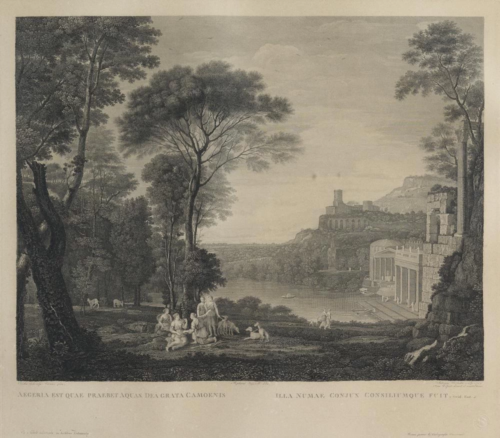 Paesaggio bucolico da Claude Lorrain